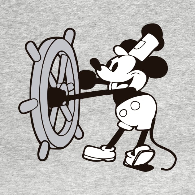 Steamboat Willie (Print front and back) by Producer